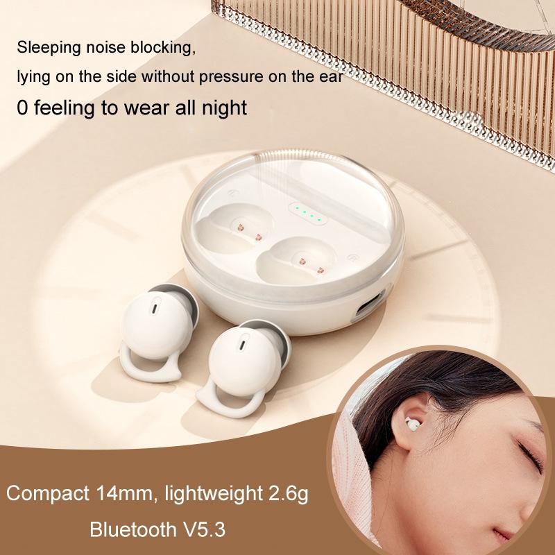 Purple Comfortable Wireless Bluetooth Earphones – Noise Cancelling Earbuds