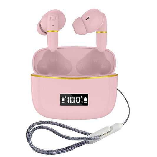 J2 Wireless In-Ear Earphones with Digital Display Charging Case – Pink, Bluetooth, True Wireless