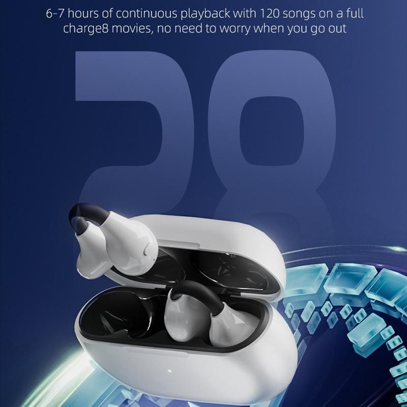 Wireless Bluetooth Earphones – MY14Pro AMX Sports In-Ear Headphones, Black & White