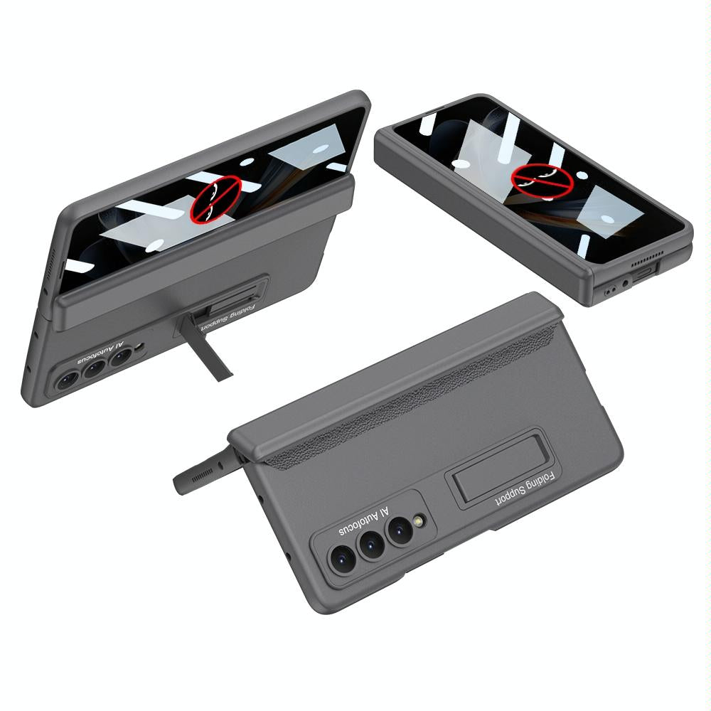 Magnetic Fold Case for Samsung Galaxy Z Fold4 5G – Full Body Coverage, Shockproof Protection – Gold