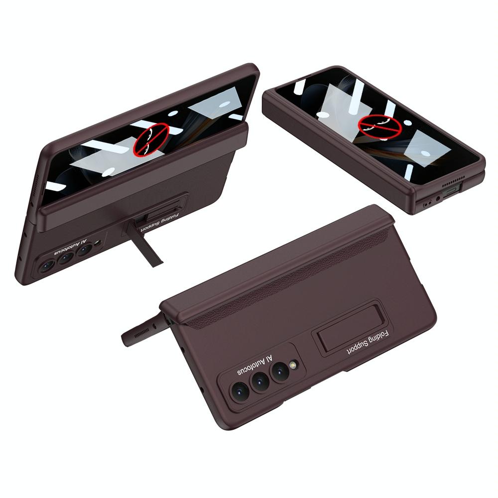 Magnetic Fold Case for Samsung Galaxy Z Fold4 5G – Full Body Coverage, Shockproof Protection – Gold