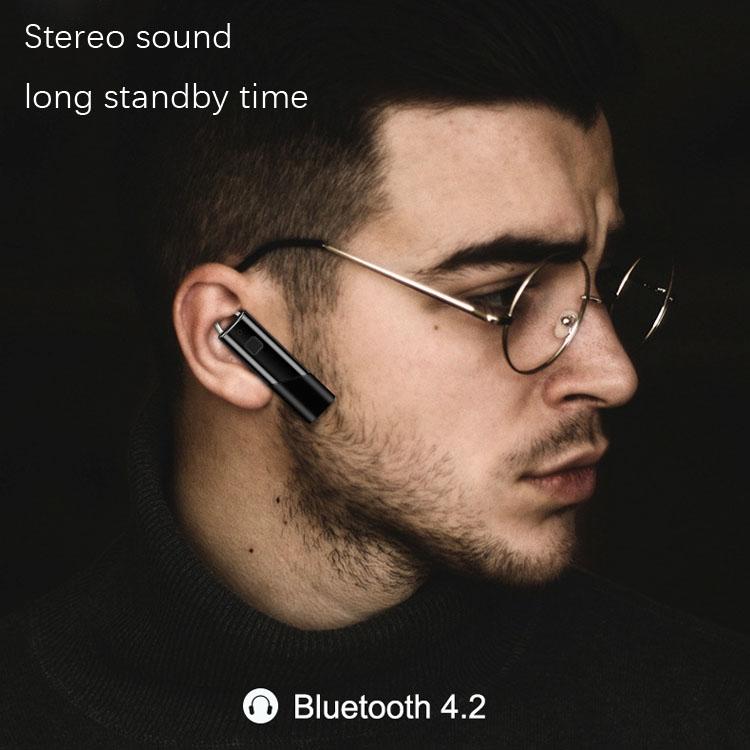 A2 Sports Bluetooth Headset – Wireless Stereo Earphones with Secure Fit & HD Sound – Black
