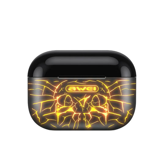 Wireless TWS Stereo Bluetooth Earbuds – Yellow, In-Ear Headphones with Mic & Charging Case for Music & Calls