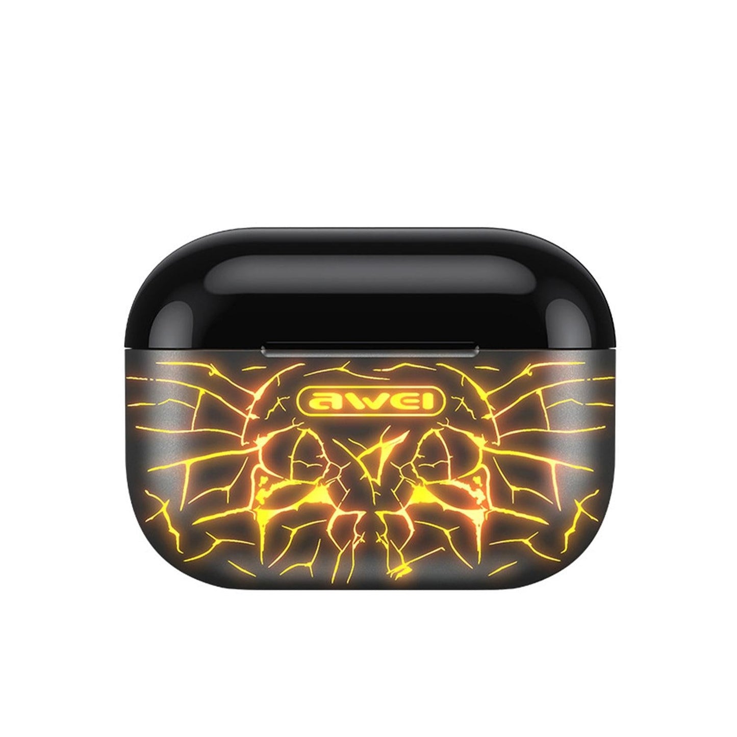 Wireless TWS Stereo Bluetooth Earbuds – Yellow, In-Ear Headphones with Mic & Charging Case for Music & Calls