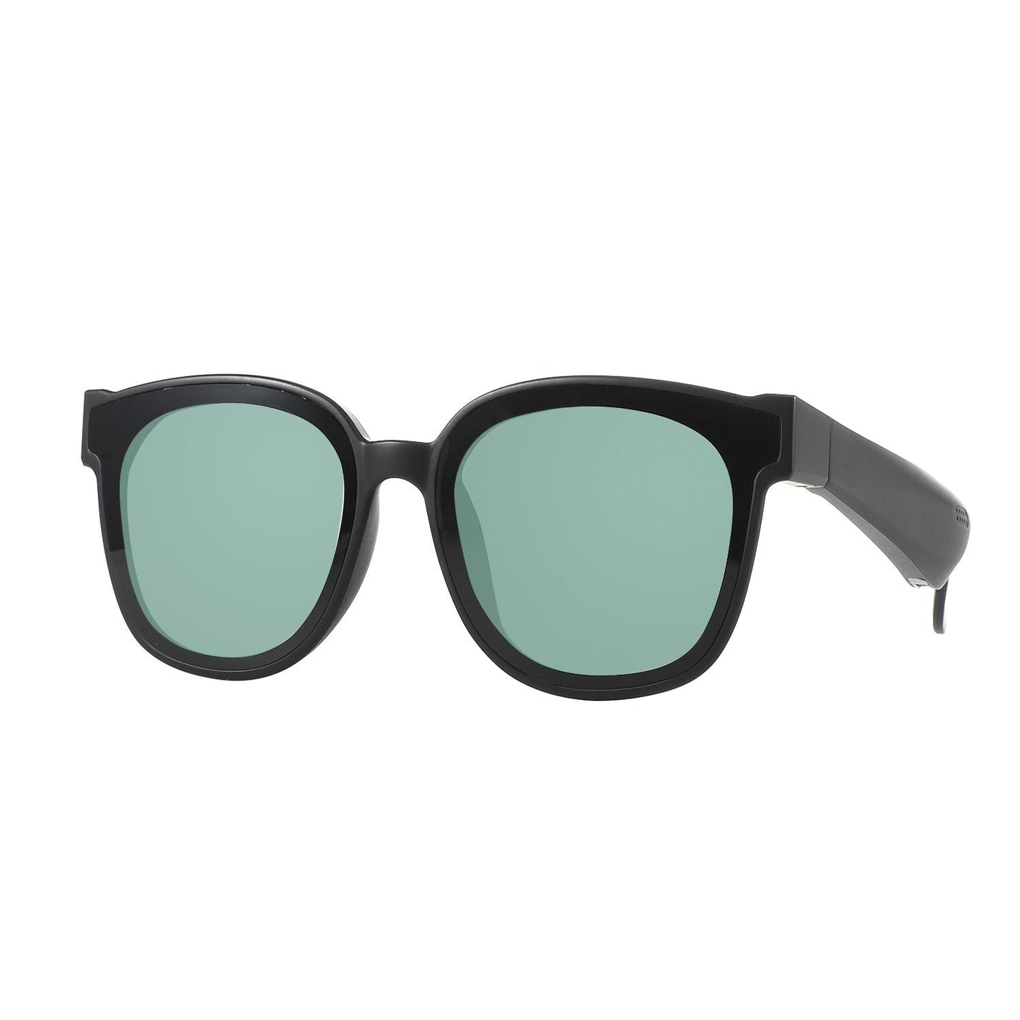 Smart Audio Sunglasses with Bluetooth Earphones – A13 Model, Hands-Free Music & Calls – Dark Green