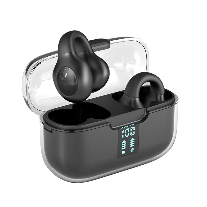 Wireless Bone Conduction Earbuds with Noise Reduction – Pink Bluetooth Headphones for Sport & Daily Use