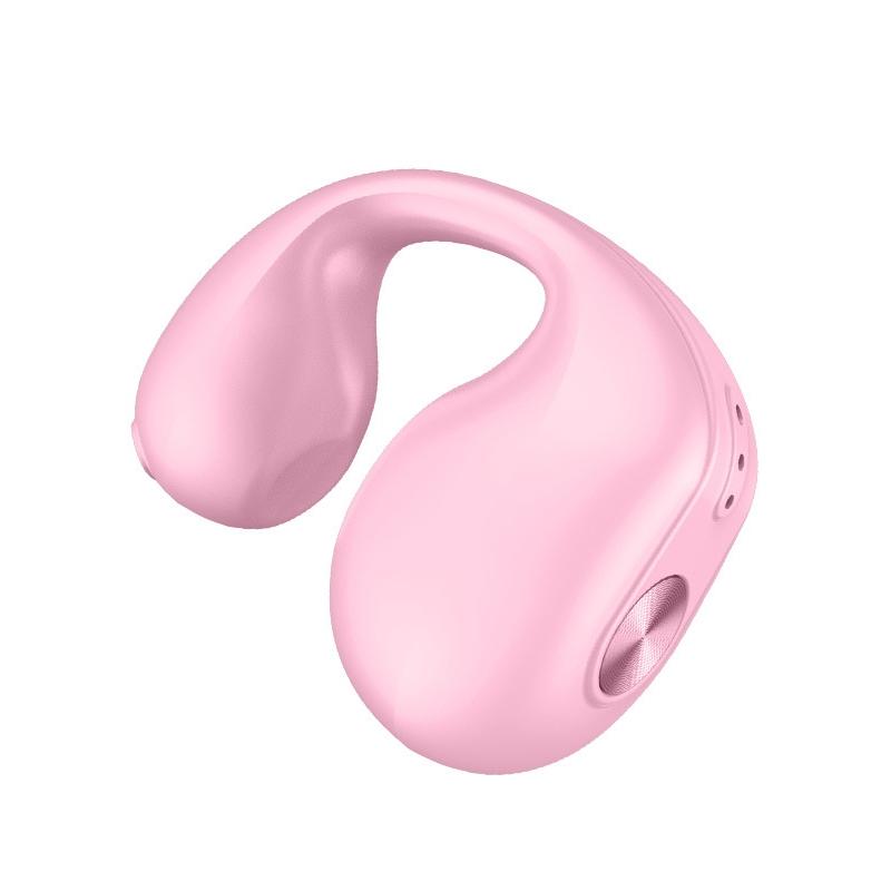 Mini Bone Conduction Bluetooth Earphone for Running & Sports – Wireless, Sweatproof, White
