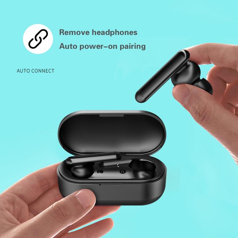 Mini TWS Bluetooth Wireless Earbuds – Green | Touch Control, Built-in Mic & Charging Case