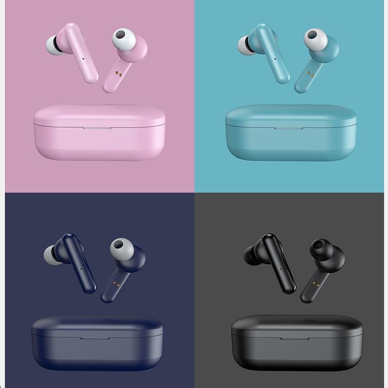Mini TWS Bluetooth Wireless Earbuds – Green | Touch Control, Built-in Mic & Charging Case