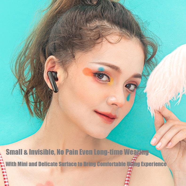 Mini TWS Bluetooth Wireless Earbuds – Green | Touch Control, Built-in Mic & Charging Case