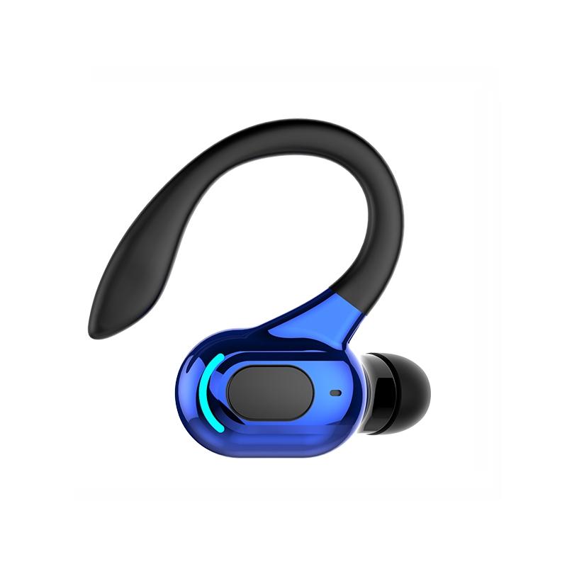Wireless Sports Earphones – F8 Bluetooth 5.1 Ear-Hook Stereo Headphones – Black & Red