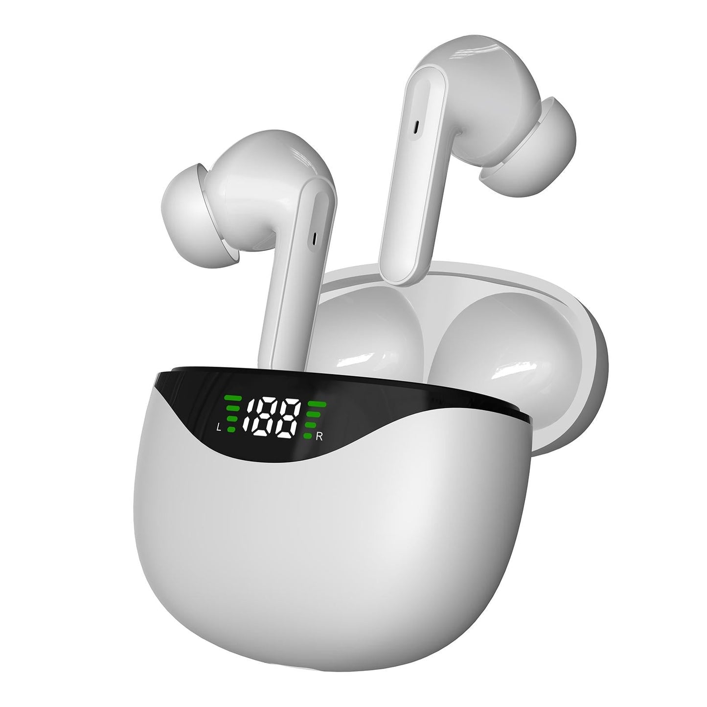 TWS Wireless Bluetooth Earphones – Stereo Sound, In-Ear Headphones with Mic – Pink
