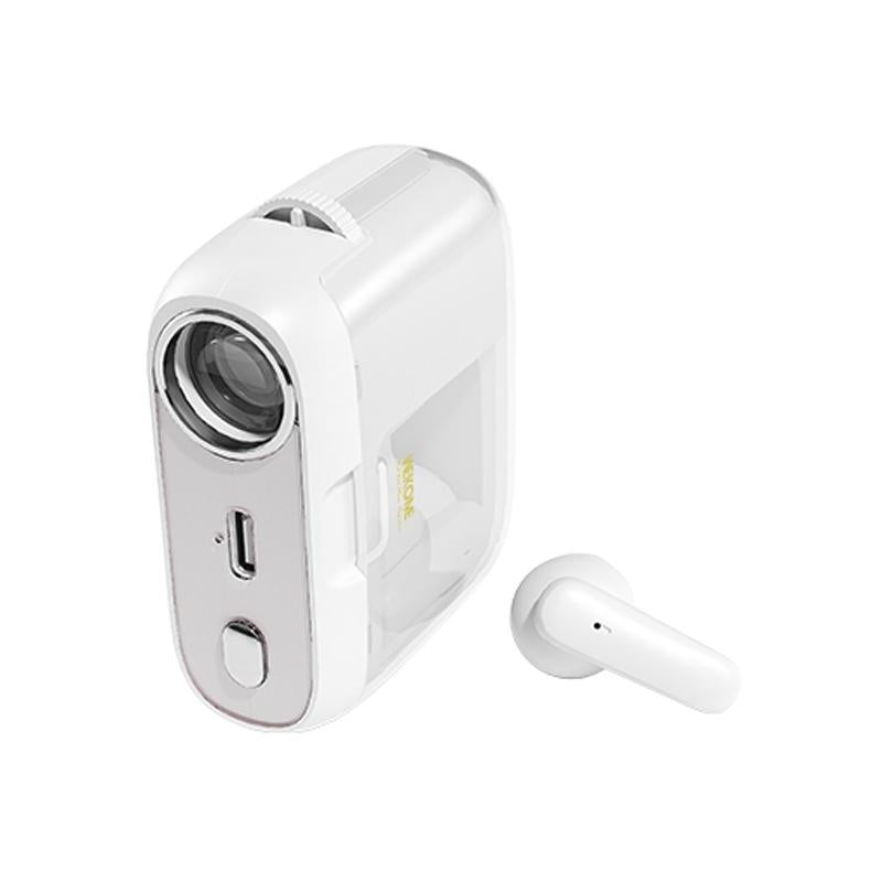WK S28 TWS Wireless Bluetooth Earphones – Pink, True Wireless Stereo (TWS) Earbuds with Charging Case