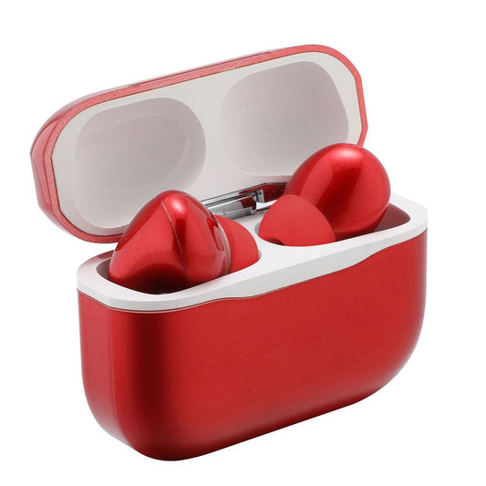 Touch Wireless T&G TWS Bluetooth Earphones – In-Ear Stereo Sound with Charging Case – Red