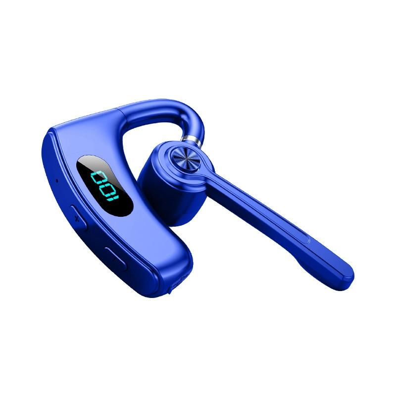 Bone Conduction Gaming Bluetooth Earphones – Noise Reduction, Open-Ear Design, Low Latency – Blue
