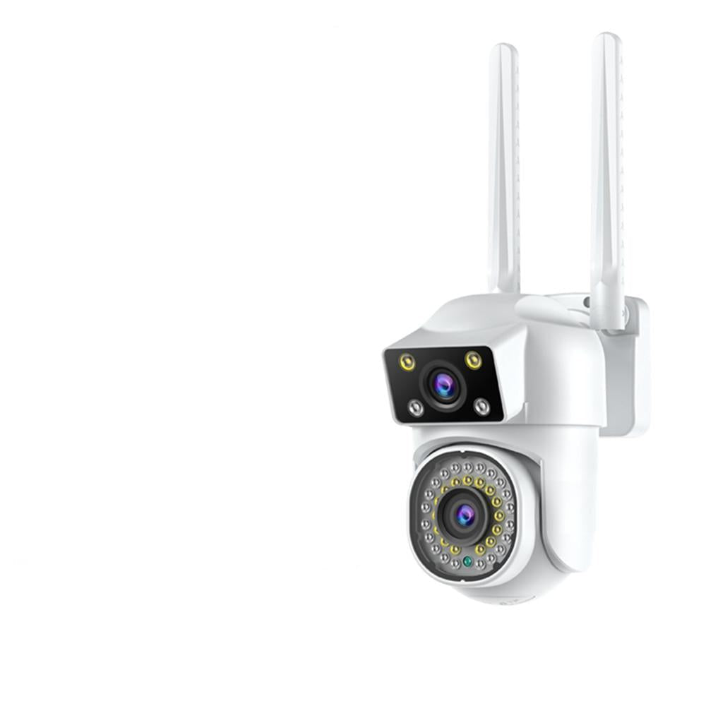 Outdoor WiFi Dual-Lens Security Camera – Night Vision, Remote Control, HD Surveillance System