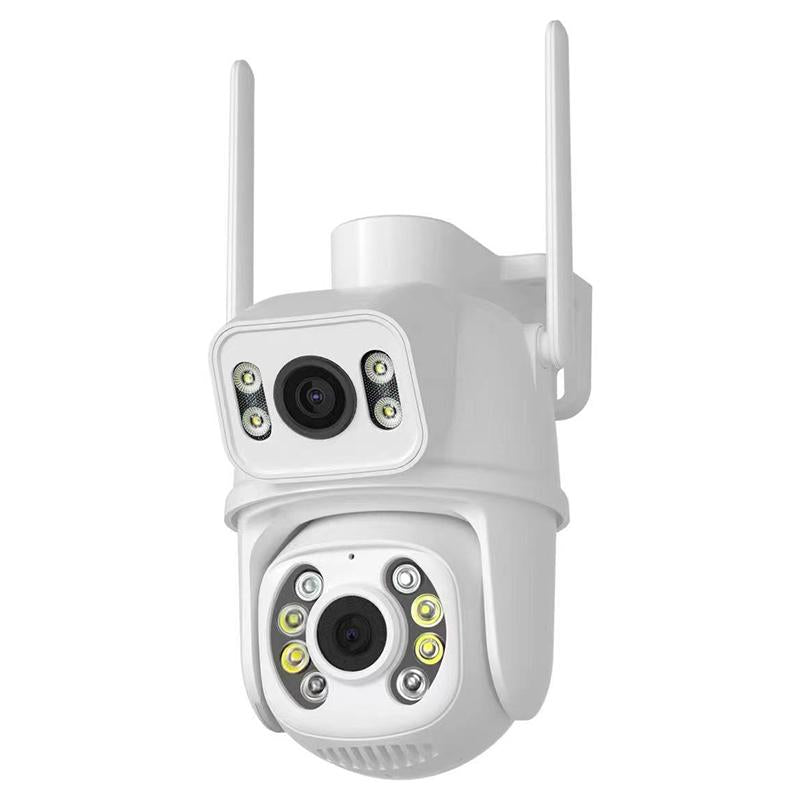 6MP Dual-Lens WiFi Security Camera – AI Human Detection, Two-Way Audio, Smart Home Monitoring