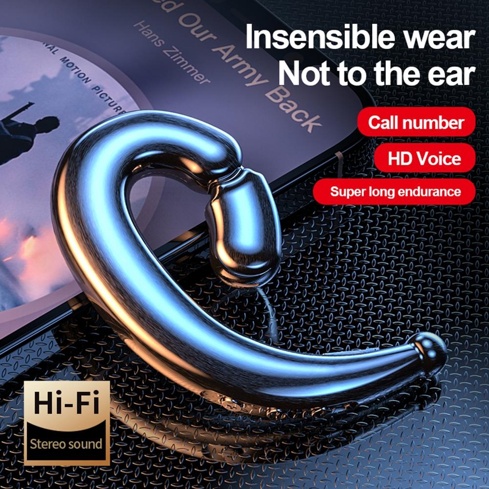 M520 Wireless Bone Conduction Sports Earphones – Open-Ear Bluetooth Headphones, Sweatproof, Skin Colour