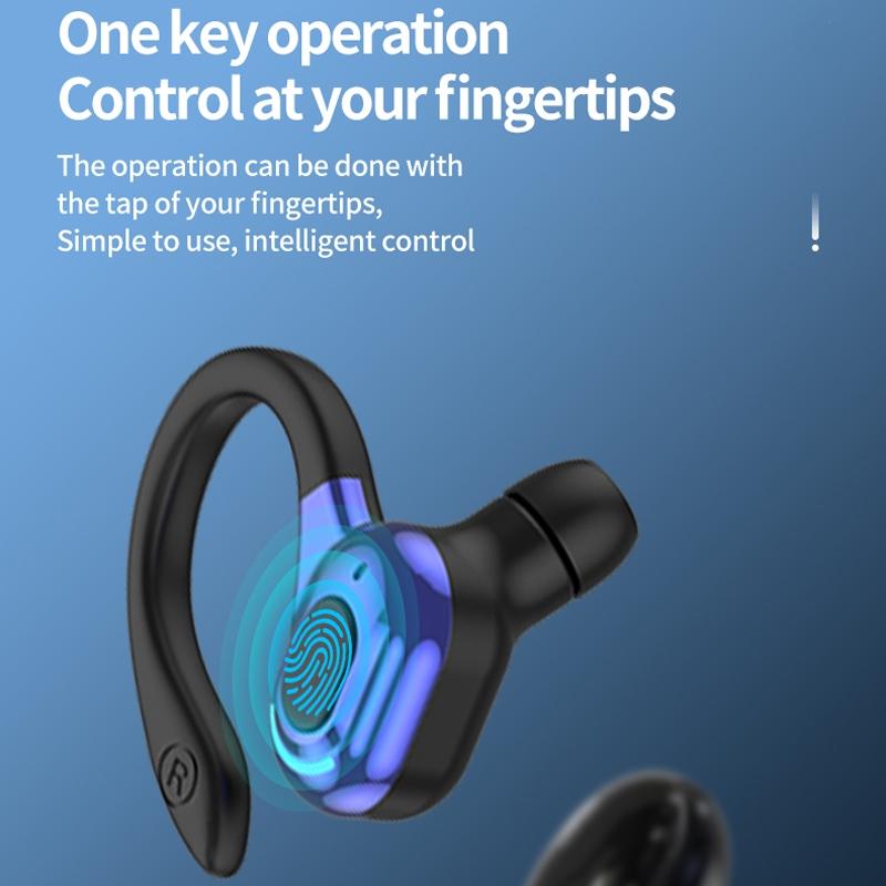 F8 Wireless Bluetooth 5.0 Single Ear Earphone with Charging Case – Green – Compact & Lightweight for Hands-Free Use
