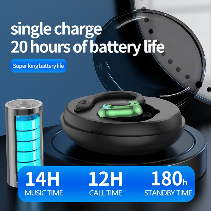 F8 Wireless Bluetooth 5.0 Single Ear Earphone with Charging Case – Green – Compact & Lightweight for Hands-Free Use
