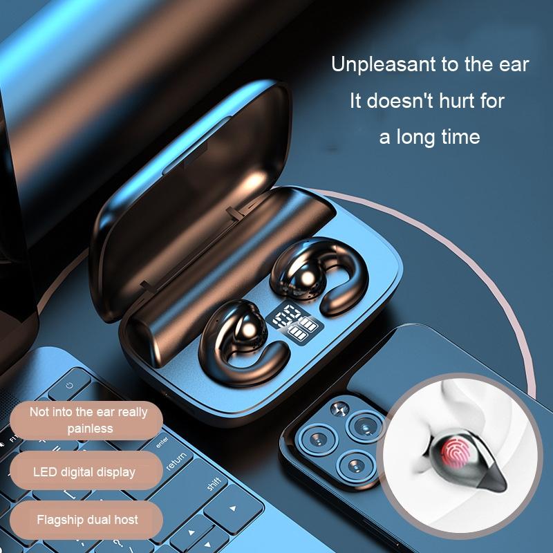 Wireless Bone Conduction Earphones with Noise Reduction – Skin Tone Color
