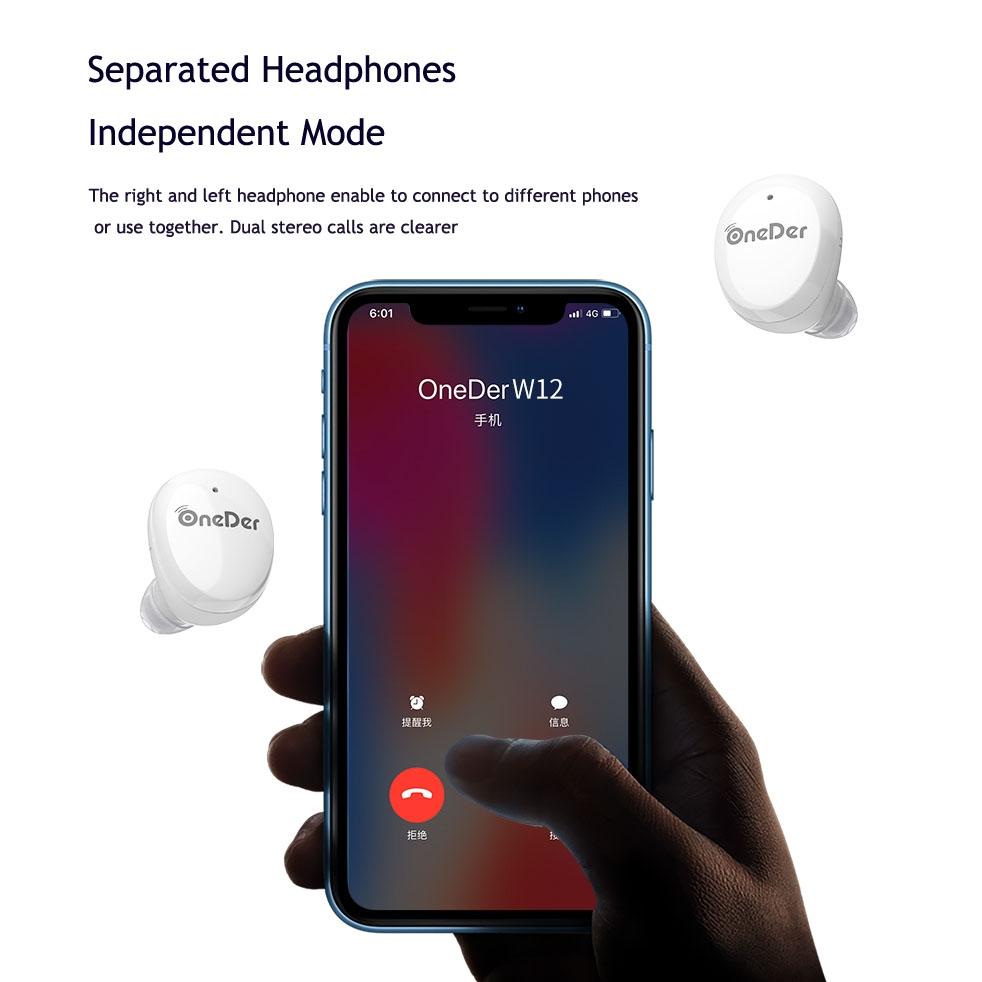 Waterproof TWS Bluetooth Earphones with HD Stereo Sound – Wireless In-Ear, Orange