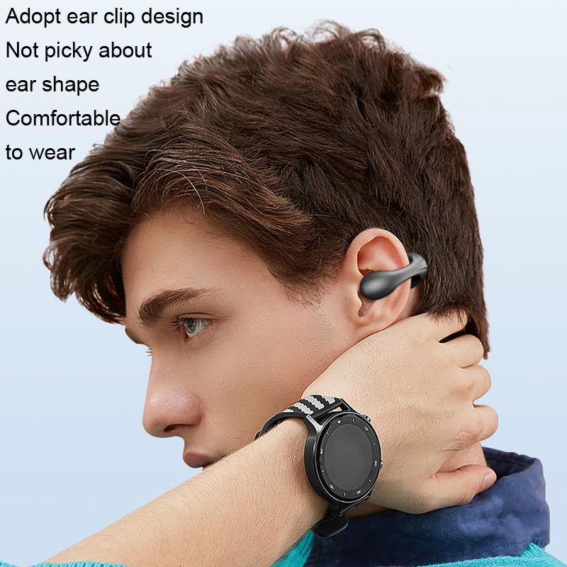 Mini Bone Conduction Bluetooth Earphone – Wireless Sport Headset for Running & Workouts, Blue