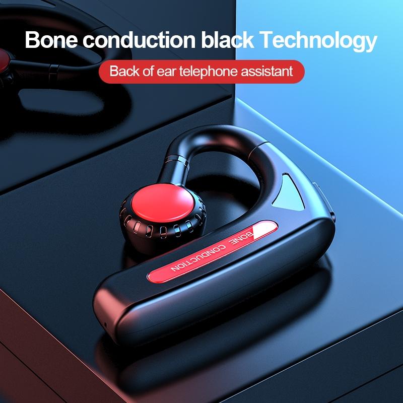Wireless Bone Conduction Bluetooth Headset – Hanging Ear Design, Green for Clear Audio & Comfortable Fit
