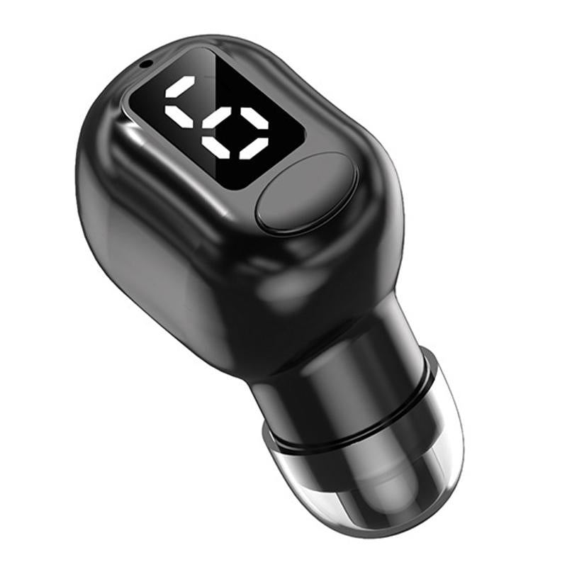 M5 Mini Bluetooth Earphones with Digital Display – Wireless, Compact Design – Green