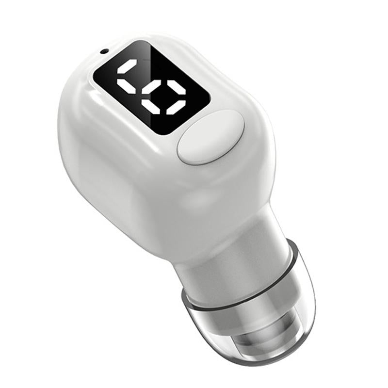 M5 Mini Bluetooth Earphones with Digital Display – Wireless, Compact Design – Green