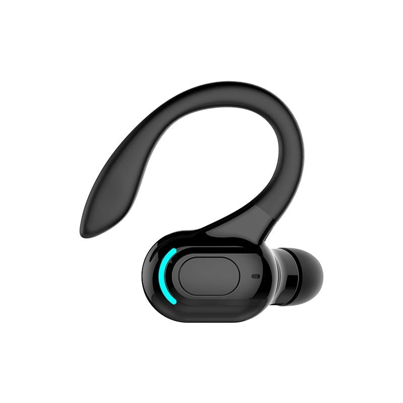 F8 Wireless Sports Earphones – Bluetooth 5.1 Ear-Mounted Stereo Headset (Black & Green)
