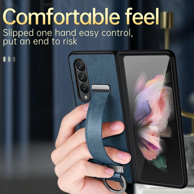 Samsung Galaxy Z Fold4 5G Leather Shockproof Case – Premium Protective Cover with Durable Anti-Drop Design