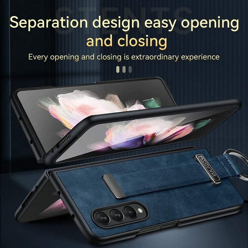 Samsung Galaxy Z Fold4 5G Leather Shockproof Case – Premium Protective Cover with Durable Anti-Drop Design