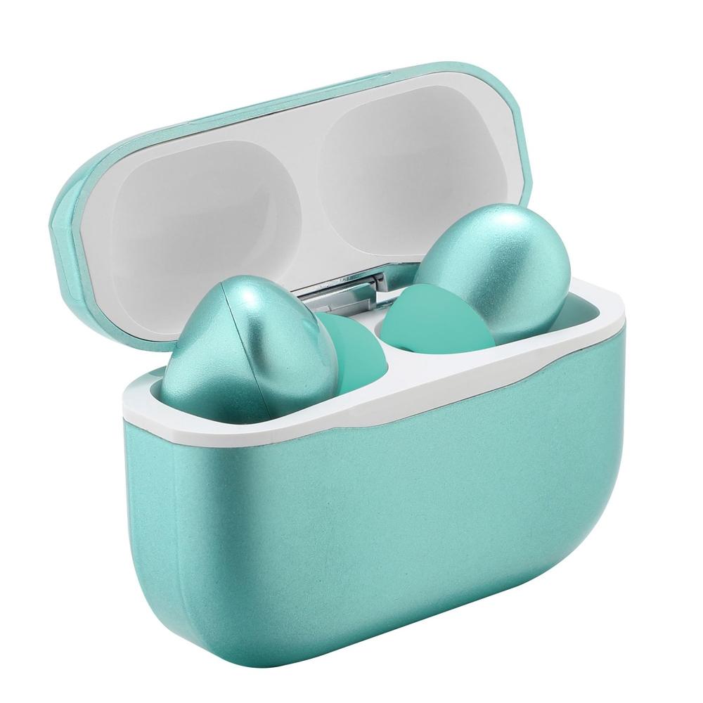 T&G Touch Wireless TWS Bluetooth Earphones – Green In-Ear Stereo Headphones with Charging Case