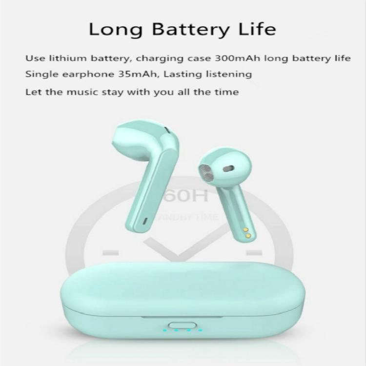 Wireless Bluetooth Earphones – TWS8 True Wireless Stereo Earbuds, Red
