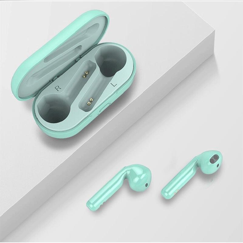 Wireless Bluetooth Earphones – TWS8 True Wireless Stereo Earbuds, Red