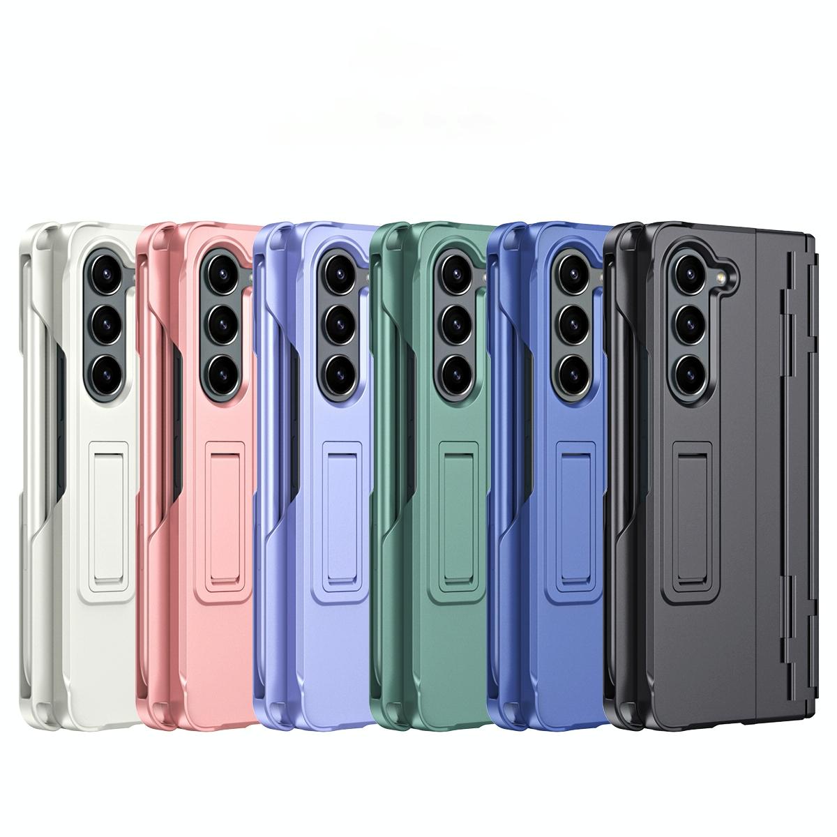 Shockproof Diamond Case with Hinge and Pen for Samsung Galaxy Z Fold4 5G – Durable Green Protection