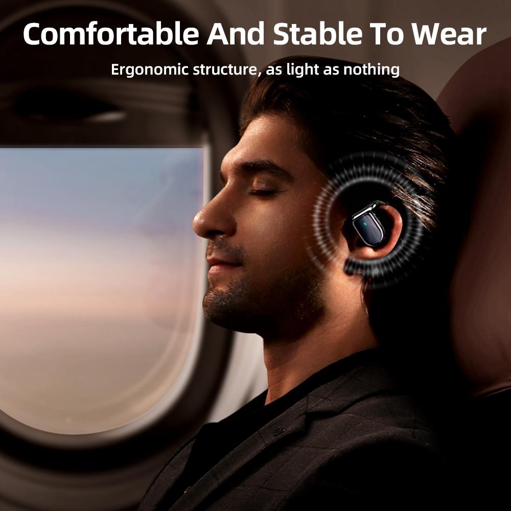 Waterproof True Wireless Bluetooth Earbuds – Noise-Cancelling In-Ear Headphones – Orange