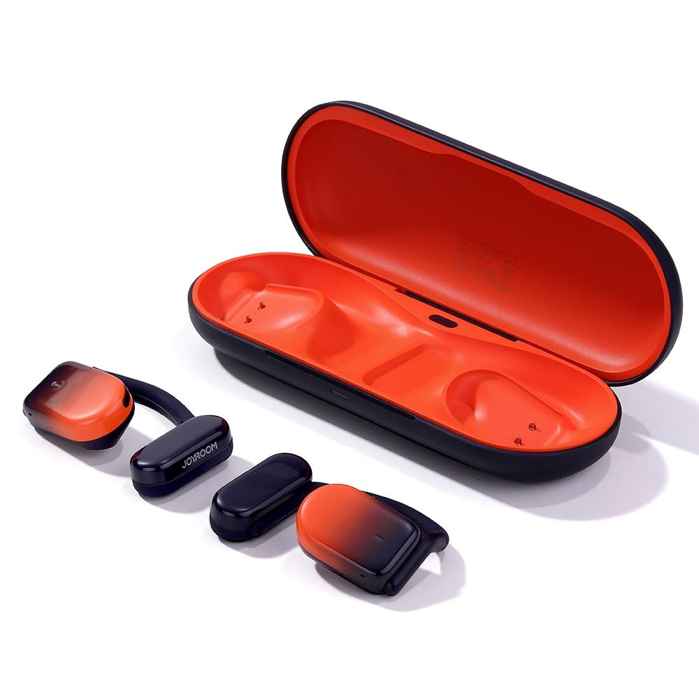 Waterproof True Wireless Bluetooth Earbuds – Noise-Cancelling In-Ear Headphones – Orange