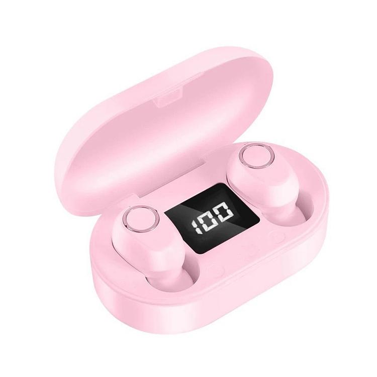 DT-13 Wireless Bluetooth Touch Headset with Smart Magnetic Charging – Pink, In-Ear Earbuds for Seamless Connectivity