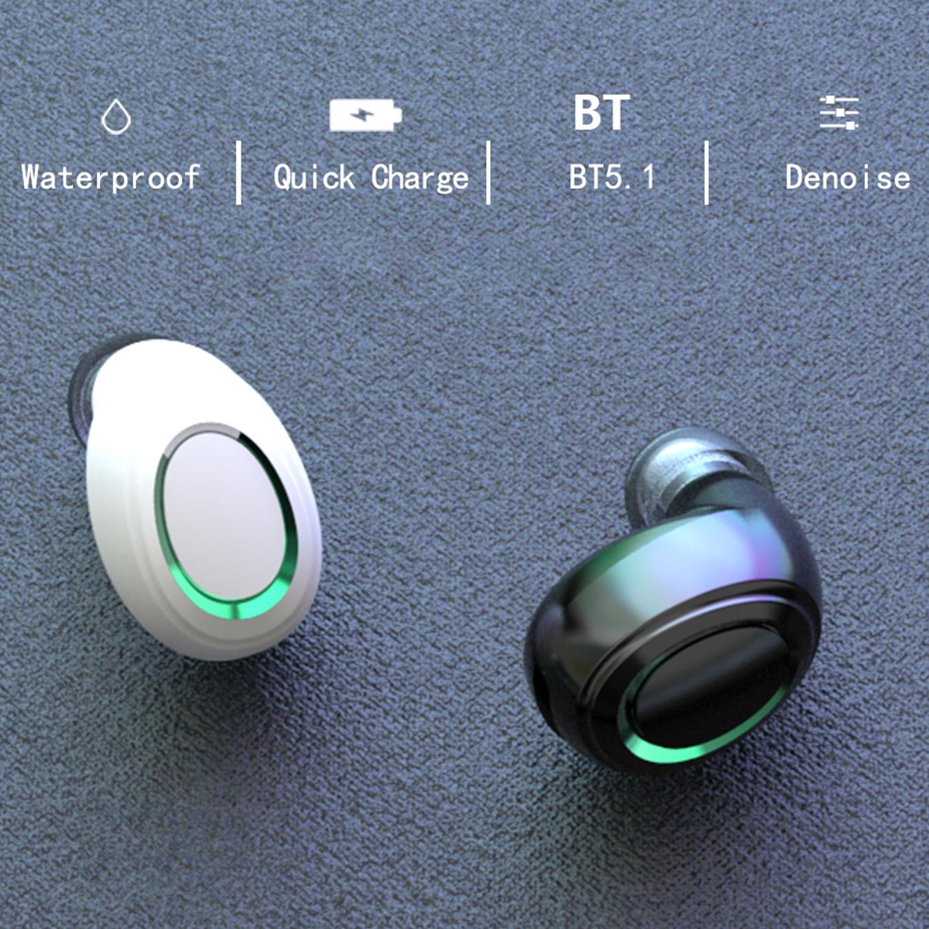 Mini TWS Wireless Bluetooth Earphones with Touch Display – Pink, Compact In-Ear Earbuds for Music & Calls