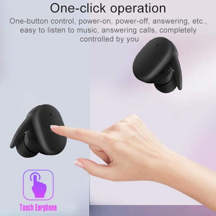 Waterproof Wireless Bluetooth Earphones with Magnetic Charging Case – 300mAh Battery, Pink, True Wireless