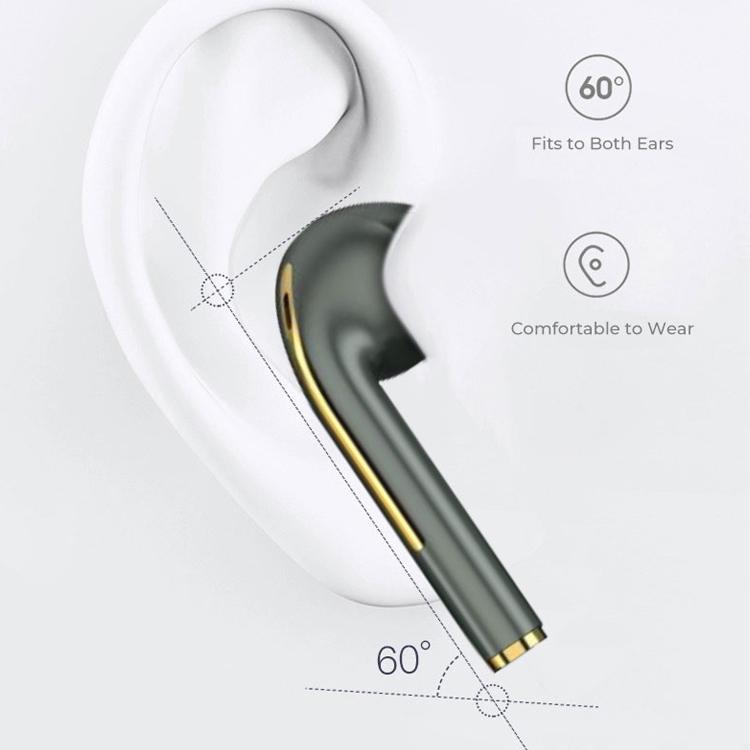 Wireless Binaural Bluetooth Earphones J18 with Charging Box – TWS In-Ear Headphones – Green