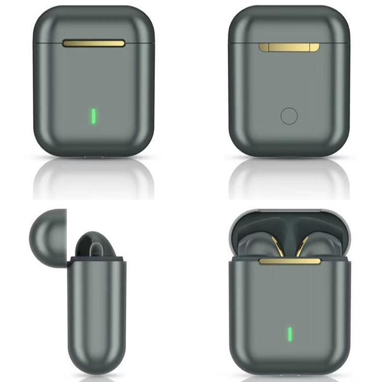 T&G J18 Wireless Bluetooth Earphones with Charging Box – TWS In-Ear Headphones (Green)
