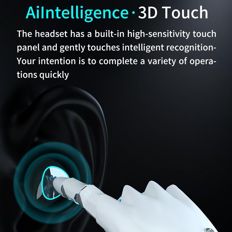 Wireless Bluetooth 5.0 Earphones with Digital Display & Charging Case – Green, True Wireless Stereo
