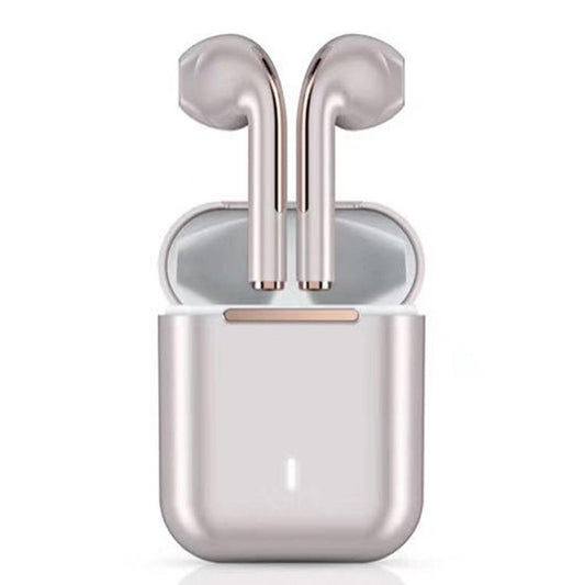 Rose Gold Wireless T&G J18 Bluetooth Earphones with Charging Box – True Wireless Earbuds