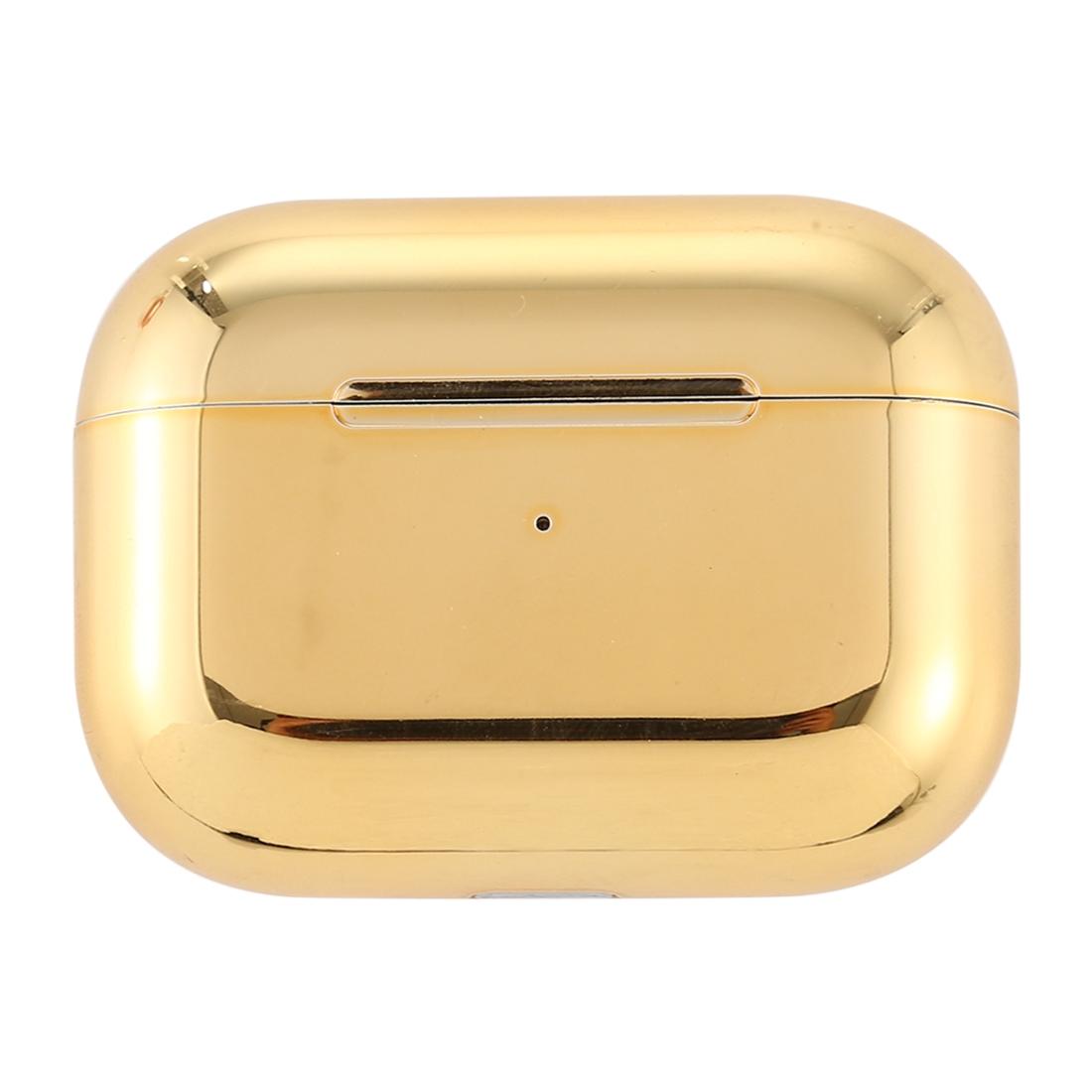 M360 Pro TWS 5.0 & EDR Wireless Stereo Bluetooth Headphones – Gold, In-Ear Earbuds with Mic for Music & Calls