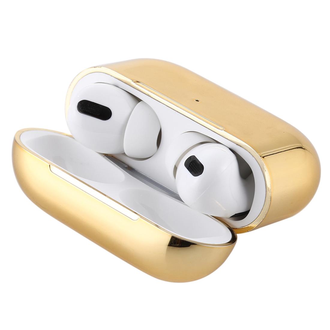 M360 Pro TWS 5.0 & EDR Wireless Stereo Bluetooth Headphones – Gold, In-Ear Earbuds with Mic for Music & Calls