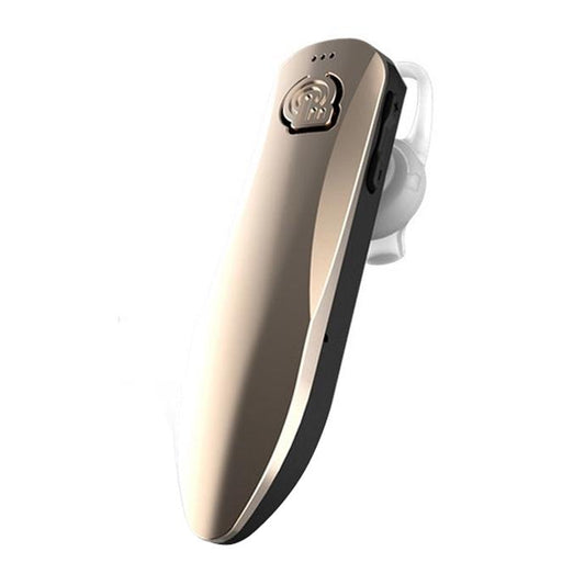 Mini Wireless Sport Bluetooth Headset – Compact & Lightweight Earphone with Built-in Mic – Universal Gold