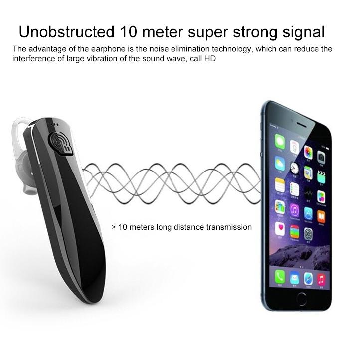 Mini Wireless Sport Bluetooth Headset – Compact & Lightweight Earphone with Built-in Mic – Universal Gold